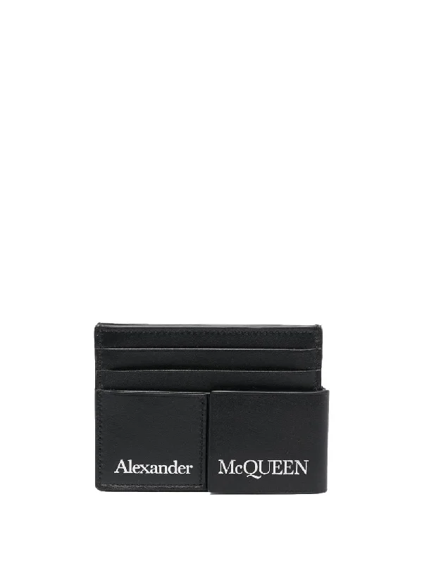 men wallets compact leather design-Alexander Mcqueen Men's Wallets