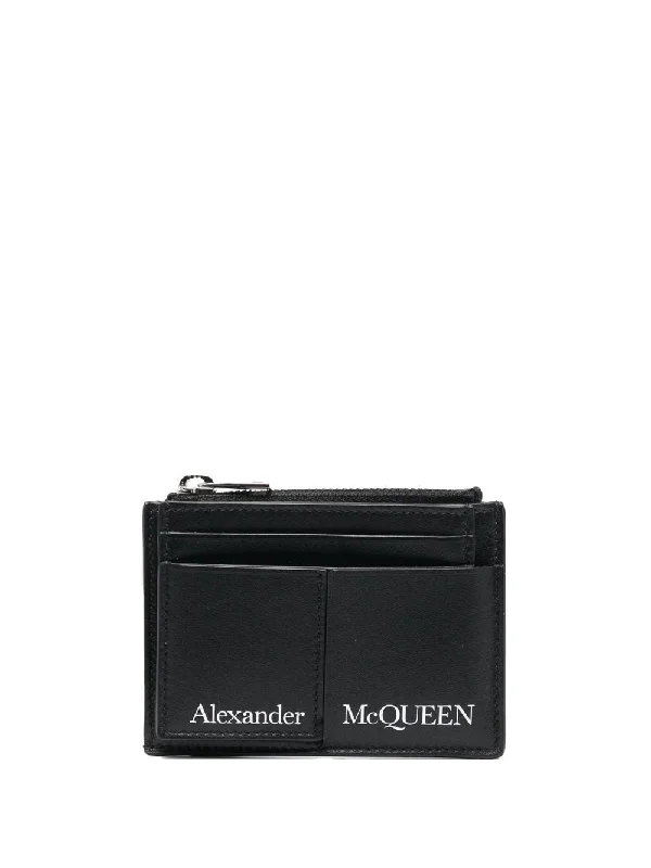 men wallets durable leather design-Alexander Mcqueen Men's Wallets