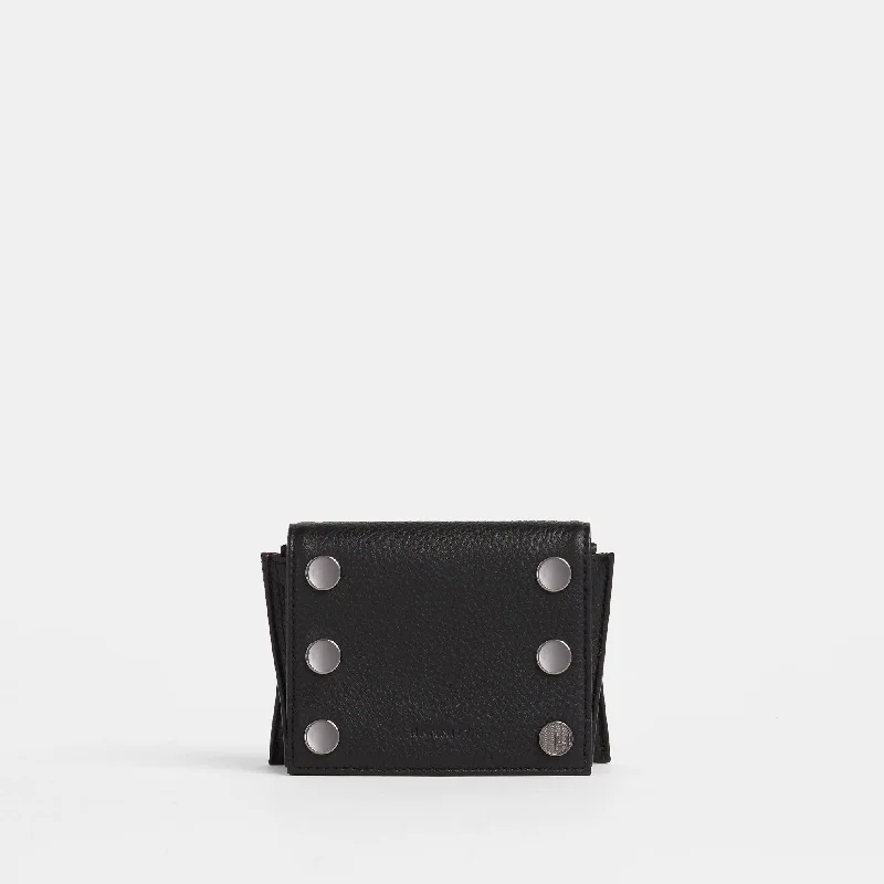 Backpack for travel gear-Allen Wallet | Black/Gunmetal