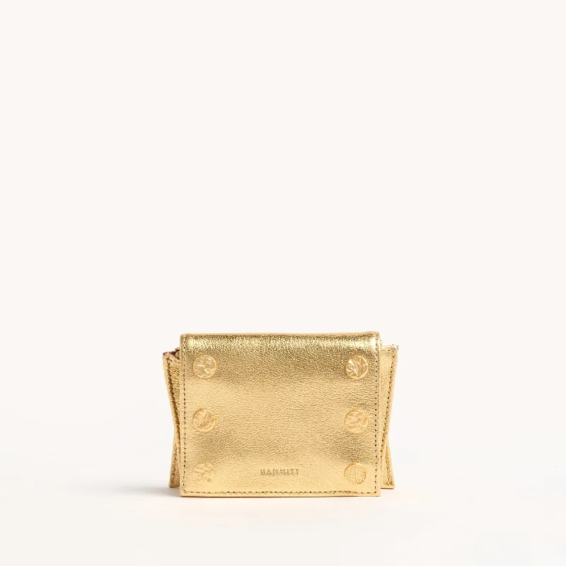 Backpack for fast gear-Allen Wallet | Gala Gold/Brushed Gold Hammered