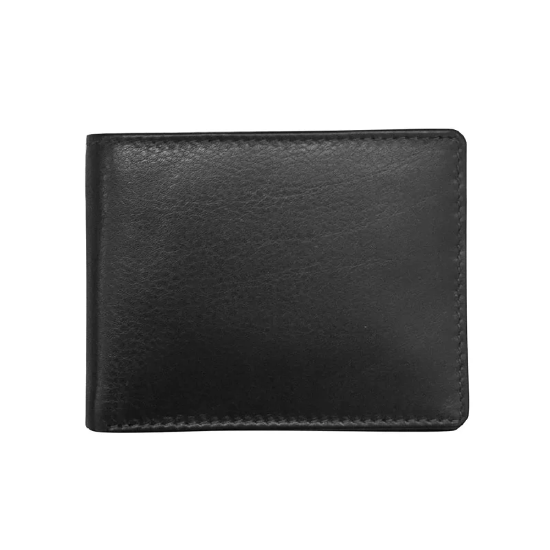 men wallets grey-Men's Slim Bifold Wallet with Back I.D.