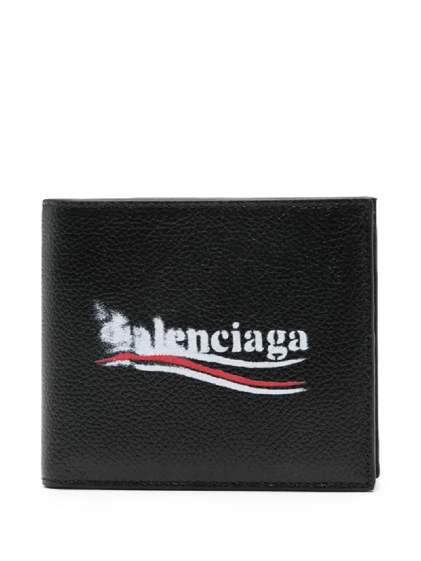 men wallets scratch leather design-Balenciaga Men's Wallets