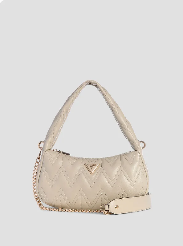 Handbag for winter-Beige Eda Shoulder Bag