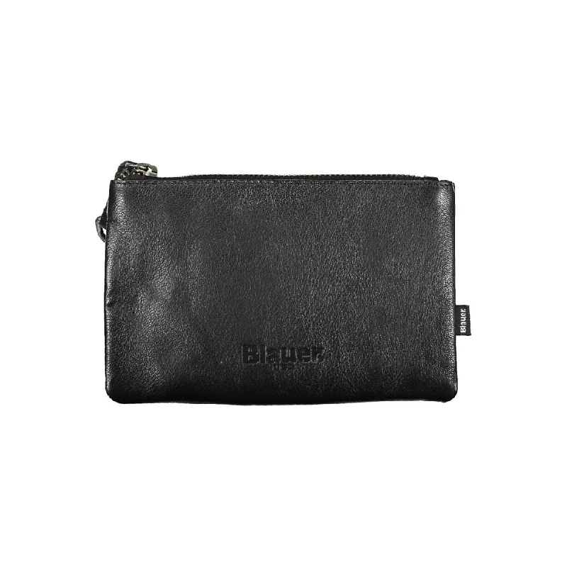 men wallets money holder-Blauer  Leather Men's Wallet