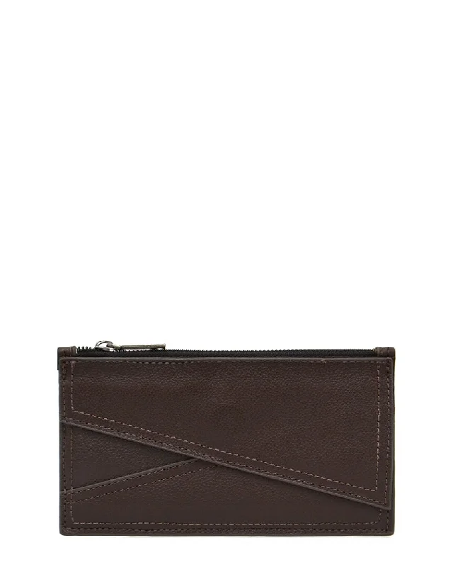 Keychains for adventure seekers-Botkier Crosstown Slip Leather Wallet