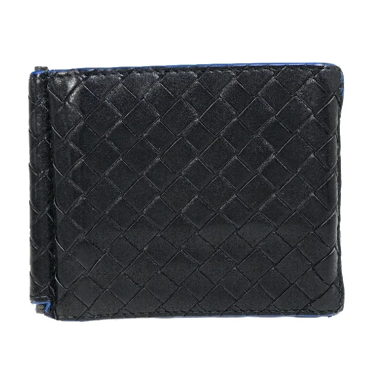 men wallets custom leather-Bottega Veneta Intrecciato  Leather Wallet  (Pre-Owned)