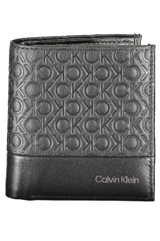 men wallets open leather quality-Calvin Klein  Leather Men's Wallet