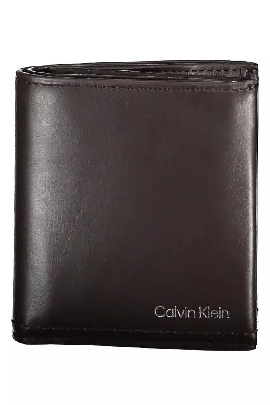 men wallets spacious-Calvin Klein  Leather Men's Wallet