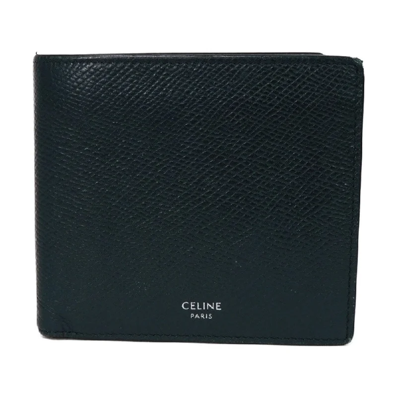 Wallets with sturdy hooks-Celine Bifold Wallet Calfskin