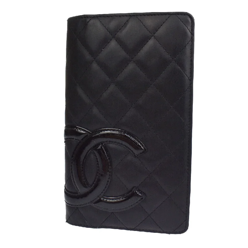 Wallets in playful colors-Chanel Cambon  Patent Leather Wallet  (Pre-Owned)