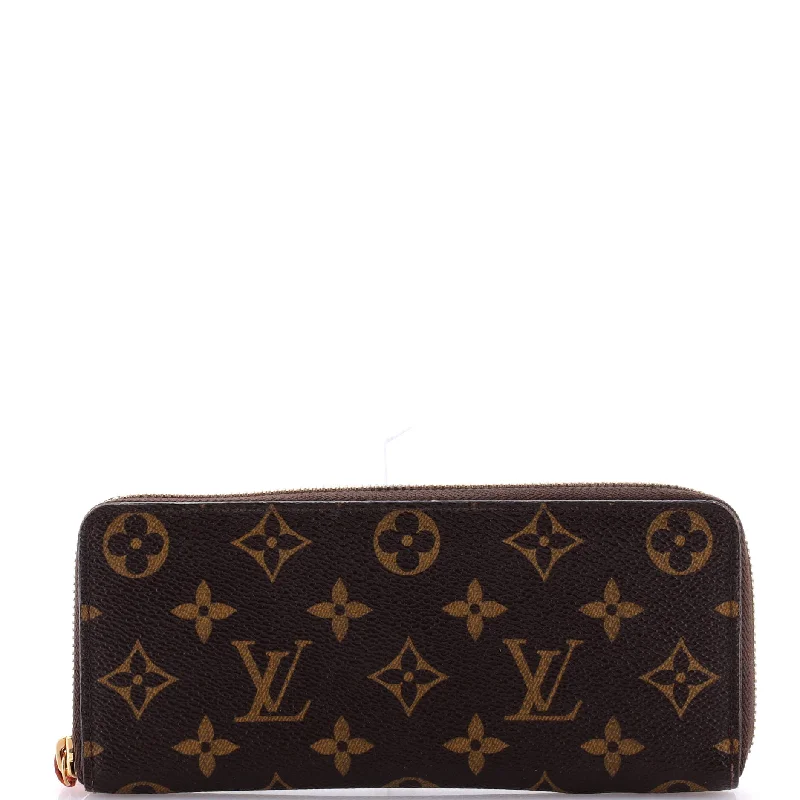 Wallets in designer patterns-Clemence Wallet Monogram Canvas