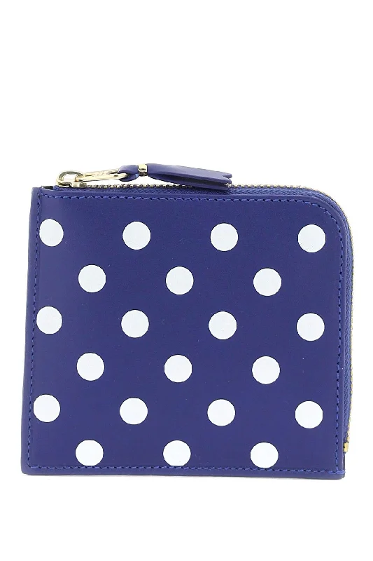 men wallets casual leather design-Comme Des Garcons Wallet Men's Polka Dots Wallet