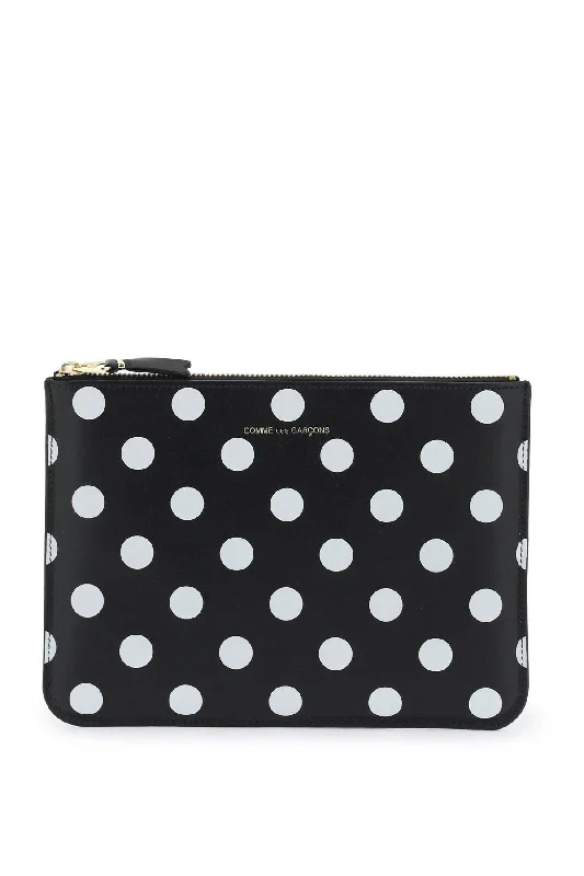 men wallets anti RFID-Comme Des Garcons Wallet Polka Dots Pouch