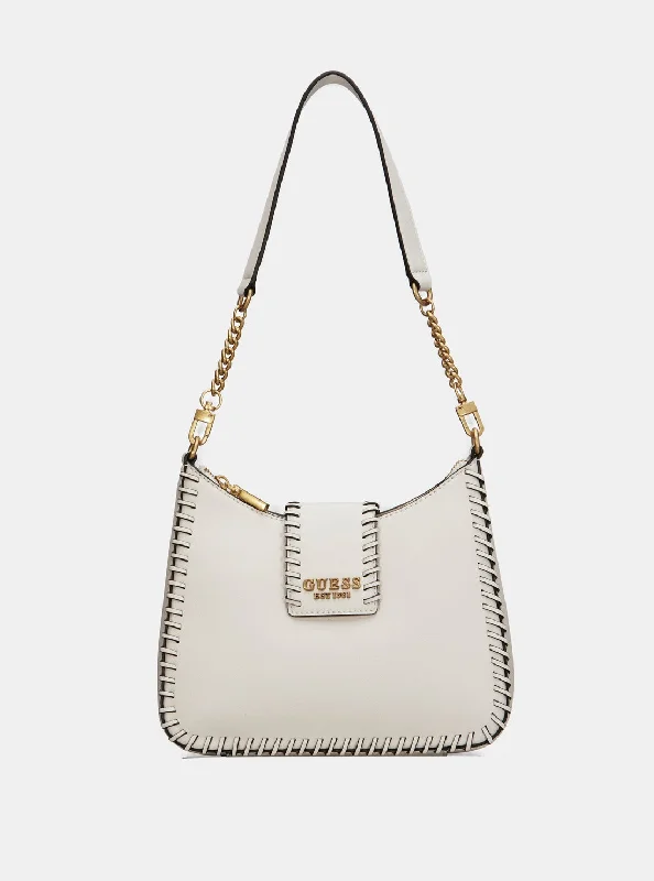 Handbag for designers-Cream Libera Hobo Bag