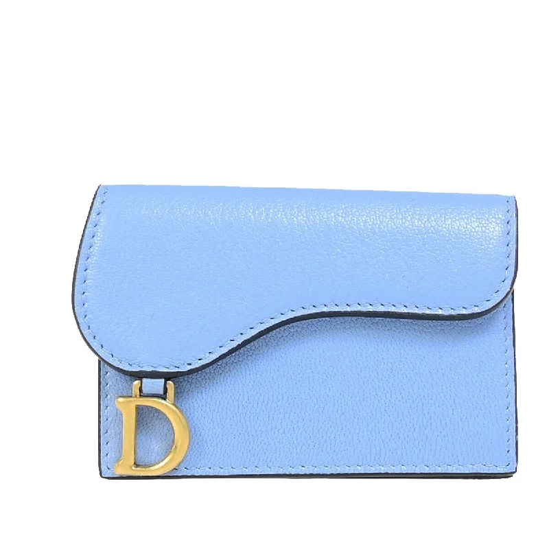 Keychains for key organization-Dior Saddle  Leather Wallet  (Pre-Owned)