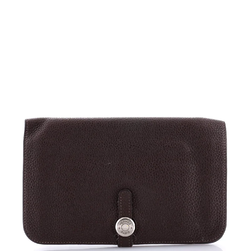 Wallets in soft gear-Dogon Duo Combined Wallet Leather