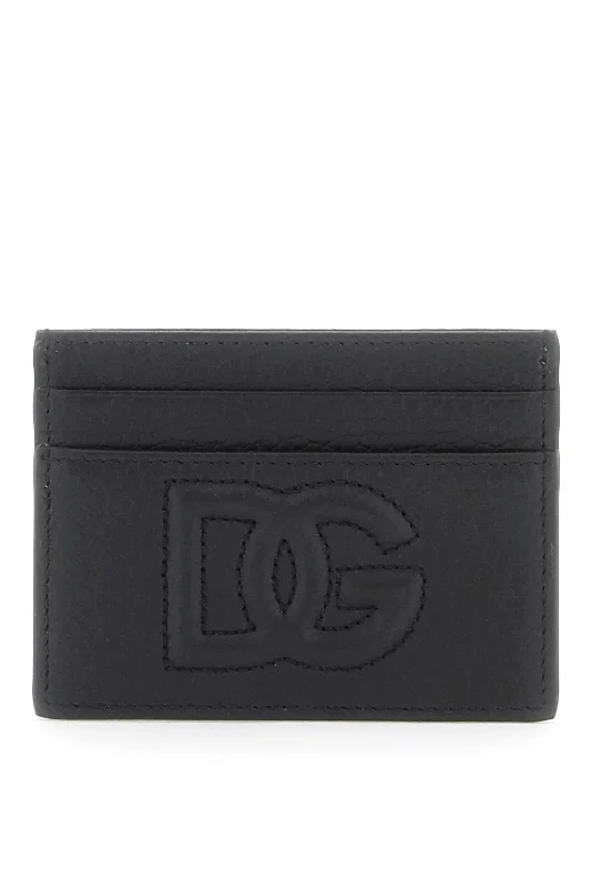 men wallets modern leather-Dolce & Gabbana Cardholder With Dg Logo