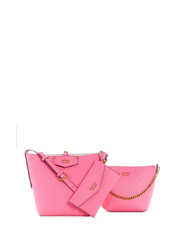 Handbag for hiking-Eco Pink Brenton Bucket Bag