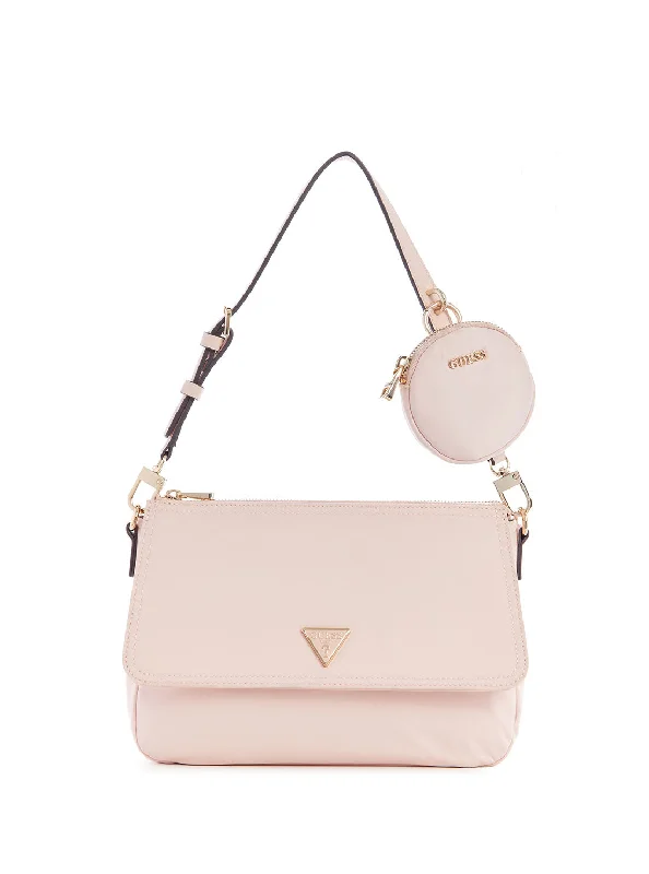 Handbag with flap-Eco Pink Gemma Shoulder Bag