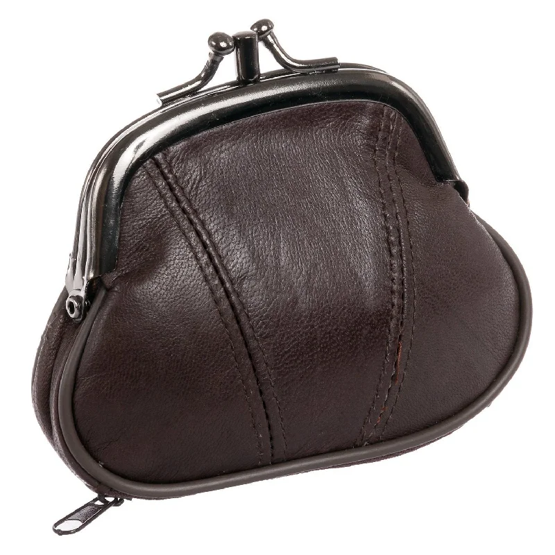 Handbag with laces-Genuine Leather Change Purse