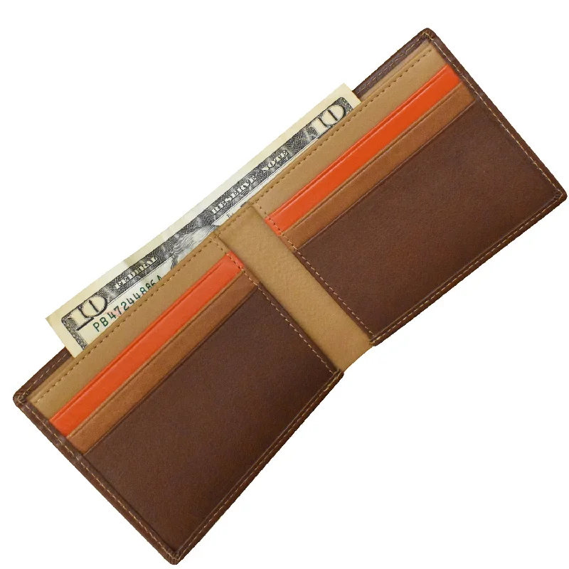 men wallets patterned-Men's Wallet Multi Color Bifold