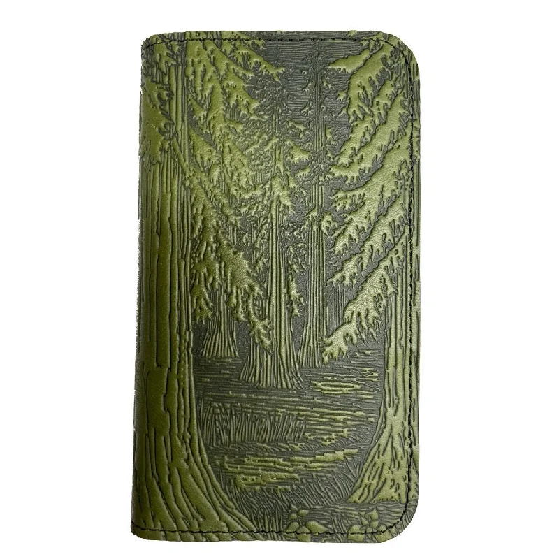 Backpack with retro gear-iPhone Wallet, Forest