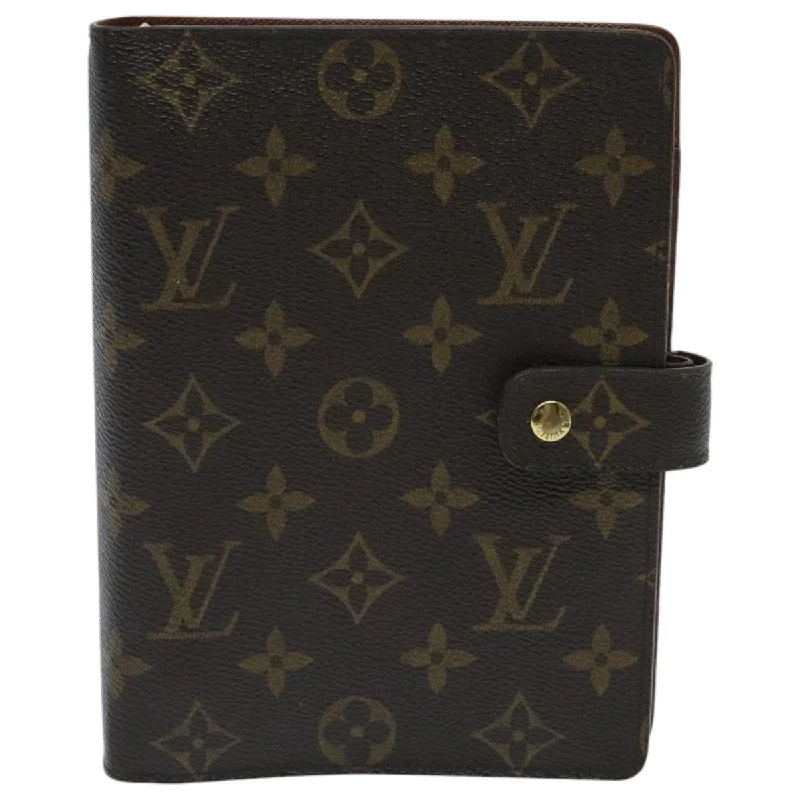 Wallets for everyday tags-Louis Vuitton Agenda Mm  Canvas Wallet  (Pre-Owned)