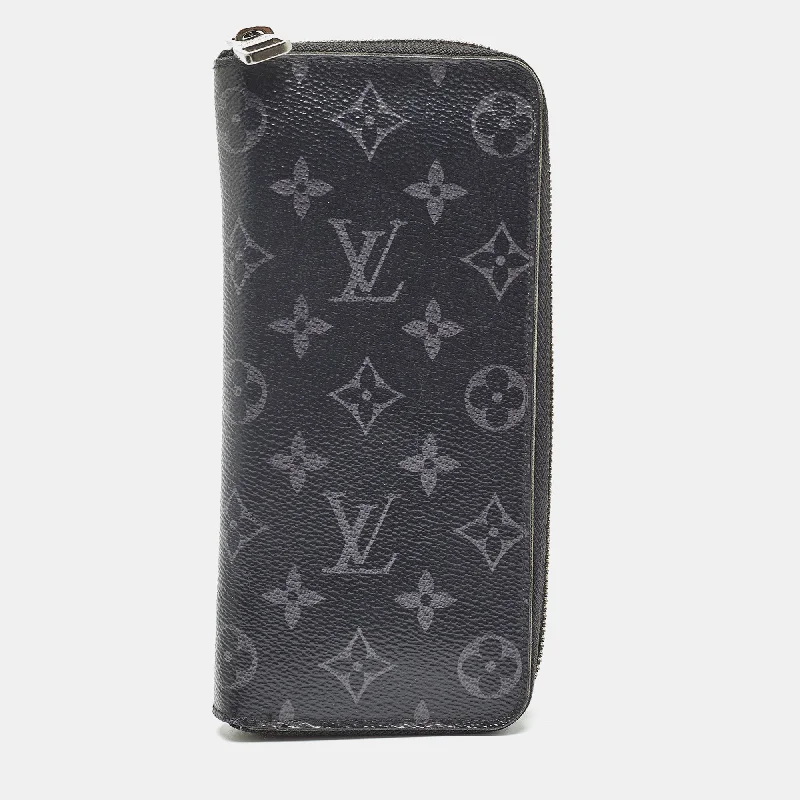 men wallets daily carry-Louis Vuitton Damier Graphite Canvas Zippy Vertical Wallet..