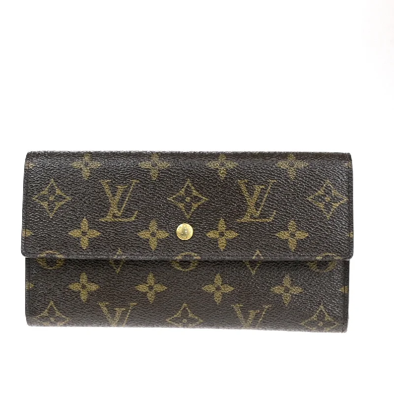 Keychains with retro designs-Louis Vuitton Trésor  Canvas Wallet  (Pre-Owned)