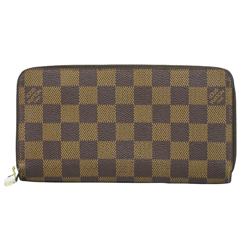 Keychains for key safety-Louis Vuitton Zippy Wallet  Canvas Wallet  (Pre-Owned)