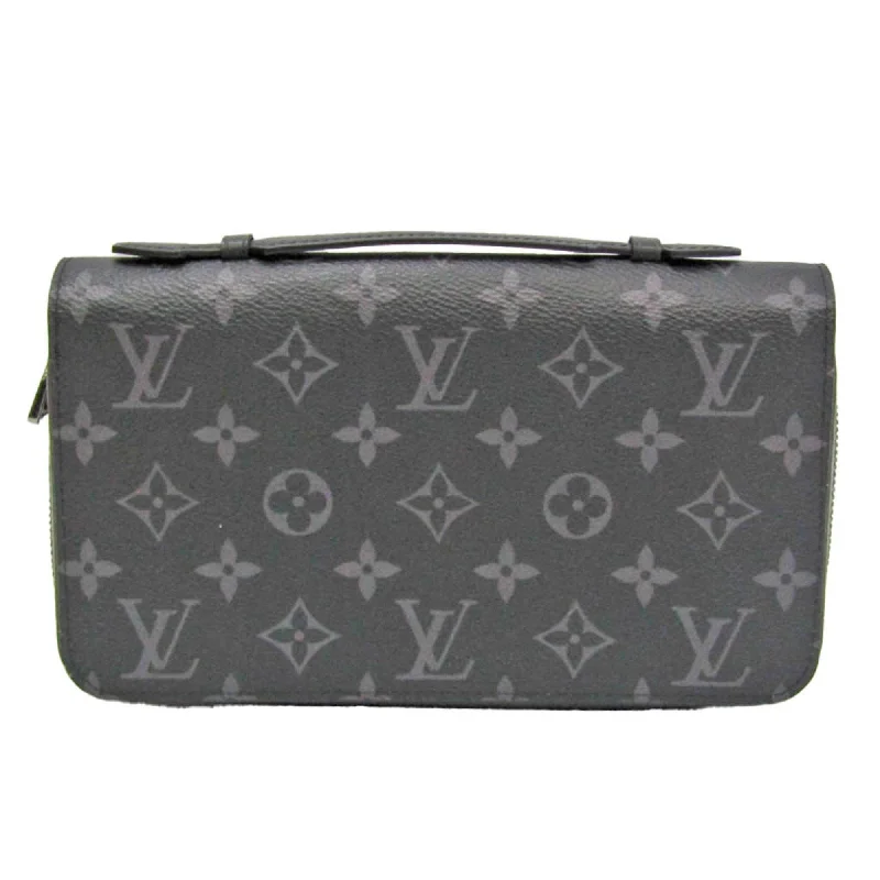 men wallets rugged leather quality-Louis Vuitton Zippy Xl  Canvas Wallet  (Pre-Owned)