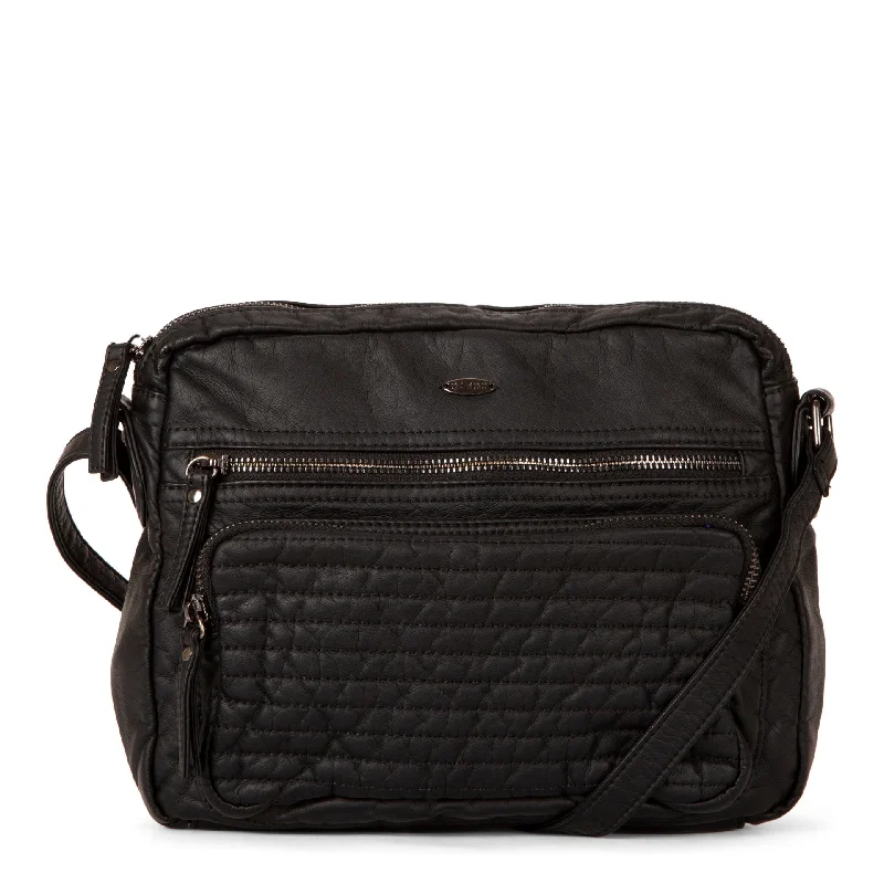 Handbag modern finish-Medium Quilted E/W Crossbody