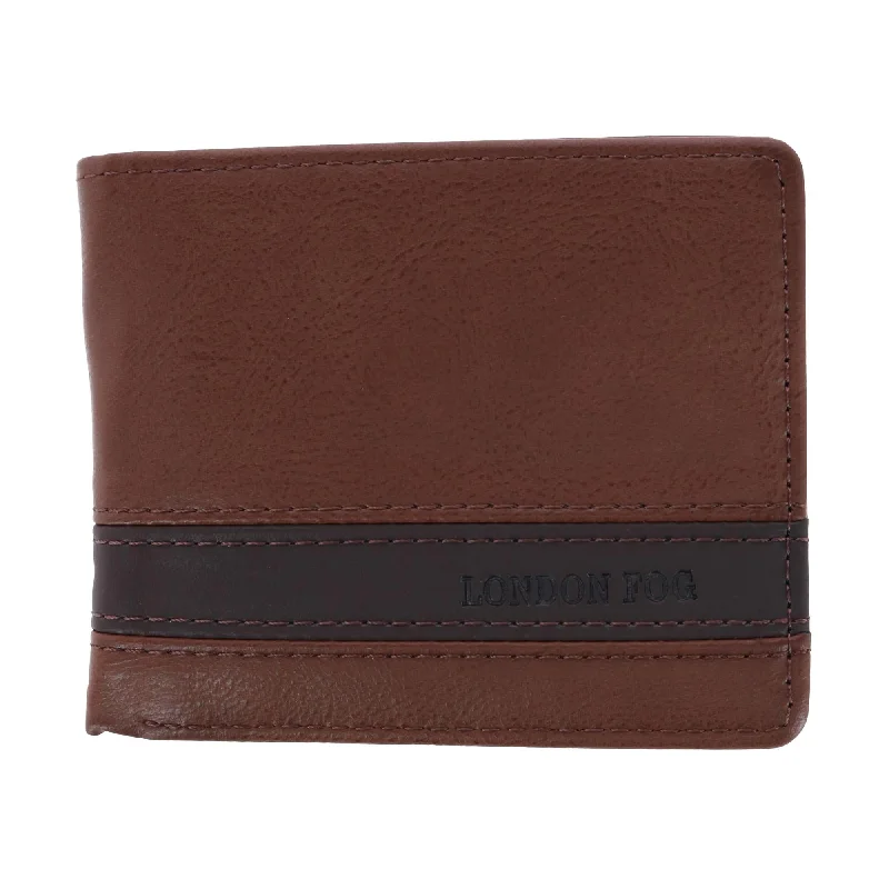 men wallets slim leather multi quality-Men's Leather Bifold Passcase Wallet