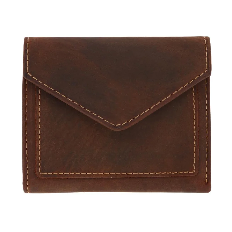 men wallets functional leather quality-Men's Leather Envelope Style Trifold Wallet