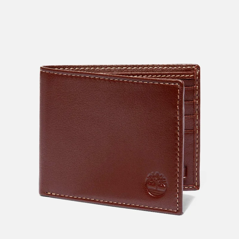 men wallets work friendly-Men's Milled Leather Bifold Wallet