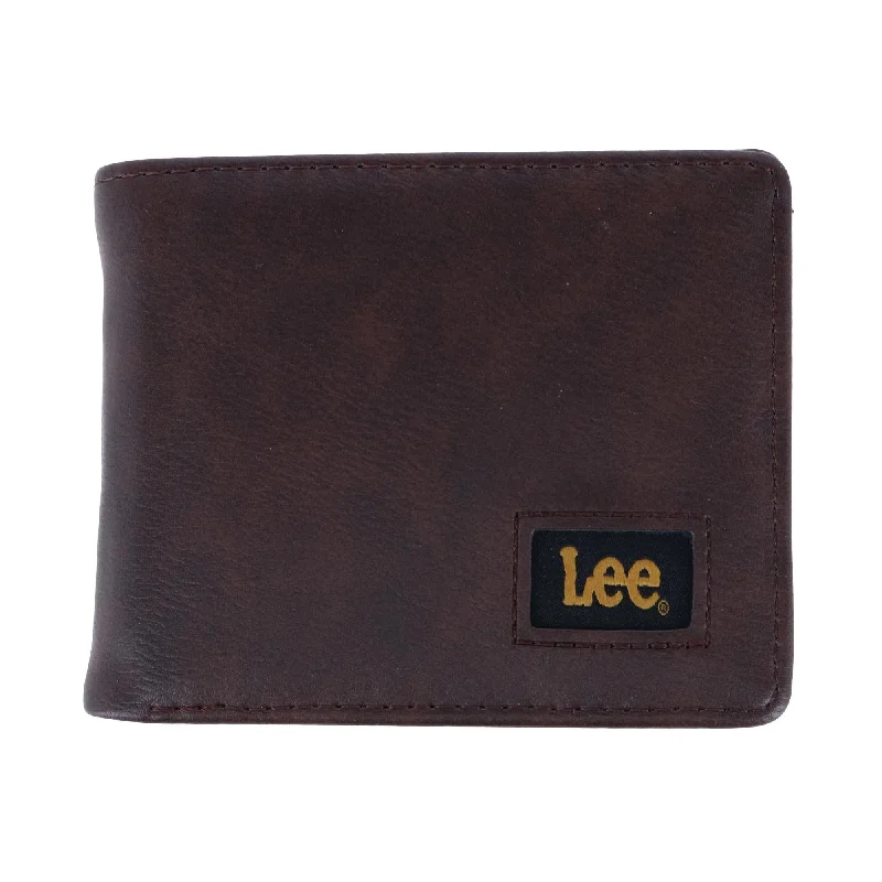 men wallets slim leather trifold quality-Men's Pebble Grain Traveler Wallet