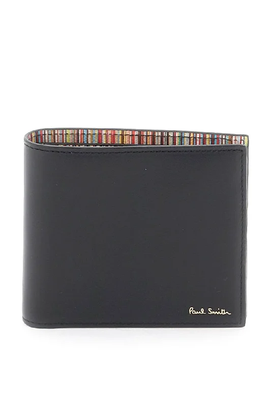 men wallets water proof-Paul Smith Men's Signature Stripe Bifold Wallet