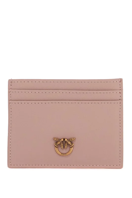 men wallets urban leather-Pinko Love Birds Card Holder