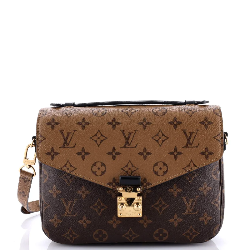 Wallets with zip closure-Pochette Metis Reverse Monogram Canvas