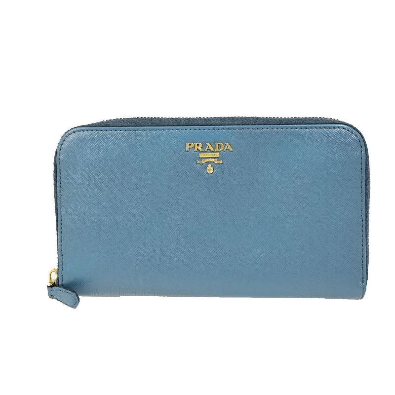 Wallets in slim finish-Prada Saffiano  Leather Wallet  (Pre-Owned)