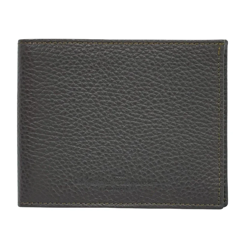 men wallets lightweight leather style-Salvatore Ferragamo  Leather Wallet  (Pre-Owned)