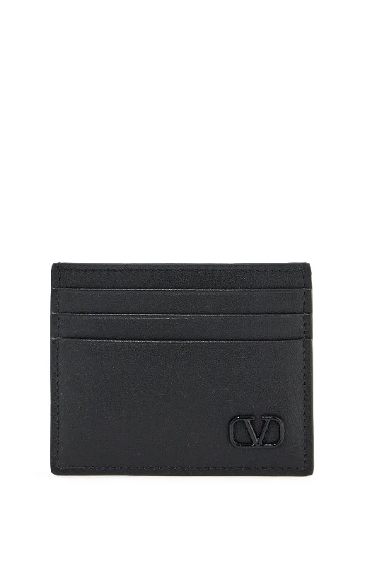 men wallets slim bifold-Valentino Garavani Card Holdervlogo Signature