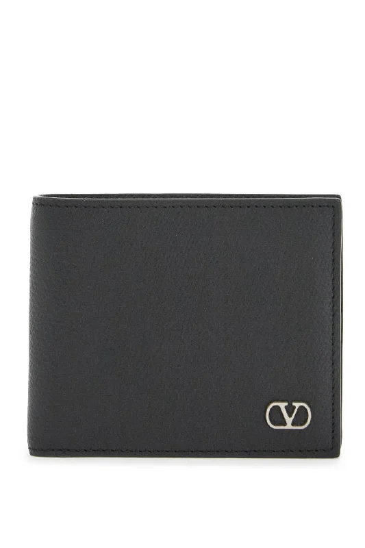 men wallets unique patterns-Valentino Garavani Vlogo Signature Bi-Fold