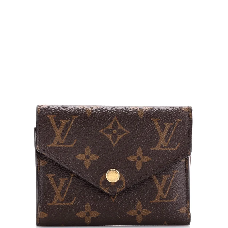 Wallets in slim styles-Victorine Wallet Monogram Canvas