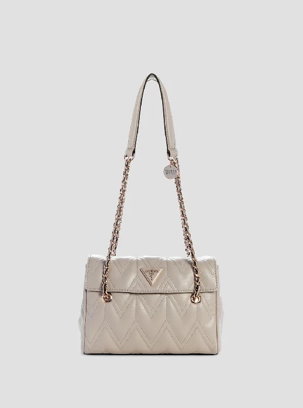 Handbag for spring-White Eda Shoulder Bag