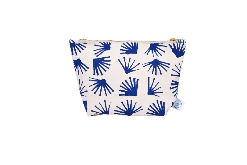 Keychains with playful tags-Women's Ginkgo Cosmetic Bag In Navy