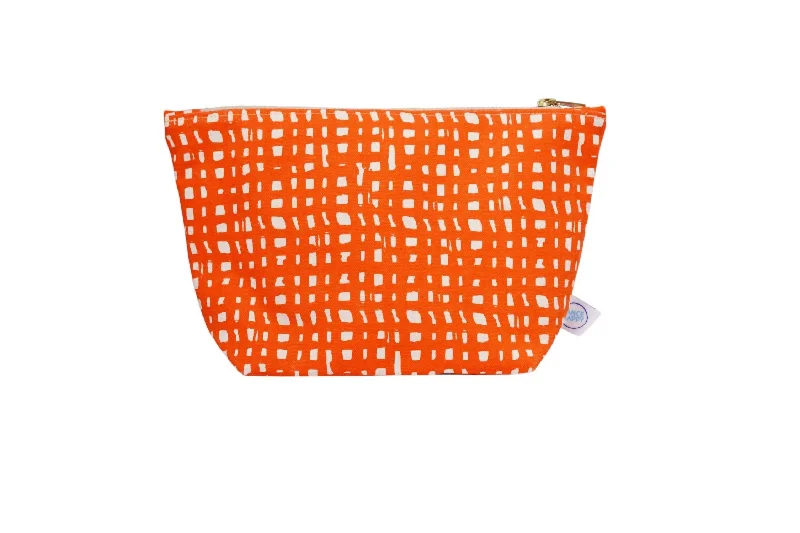 Keychains for stylish fans-Women's Ivy Cosmetic Bag In Bright Orange