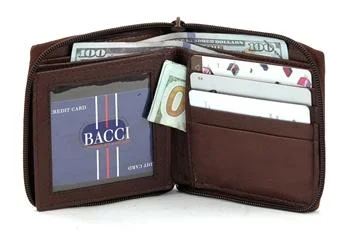 men wallets gym-Mens Zippered Wallets: Best Travel Wallet Mens Zippered Leather Travel Wallet Organizer for the Modern Traveler - Bayfield Bags