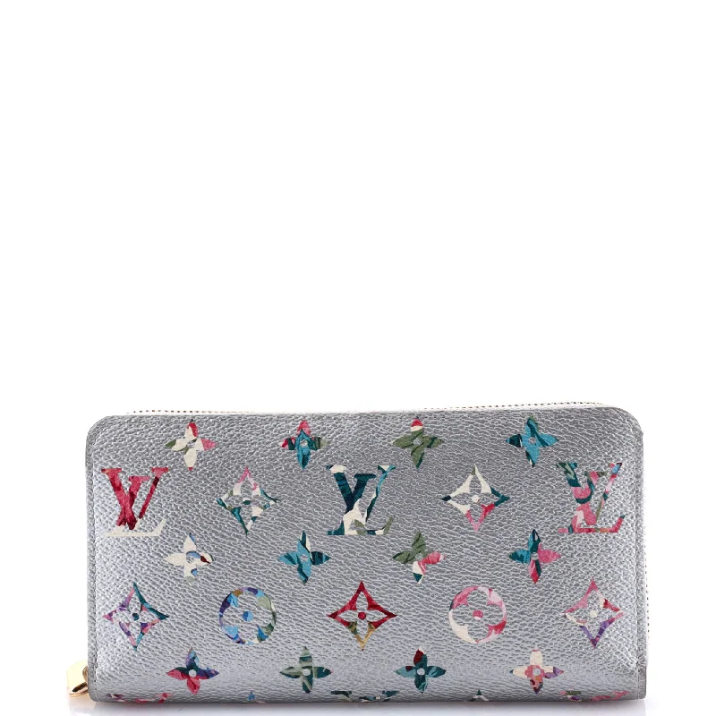 Keychains with retro gear-Zippy Wallet Limited Edition Garden Monogram Canvas