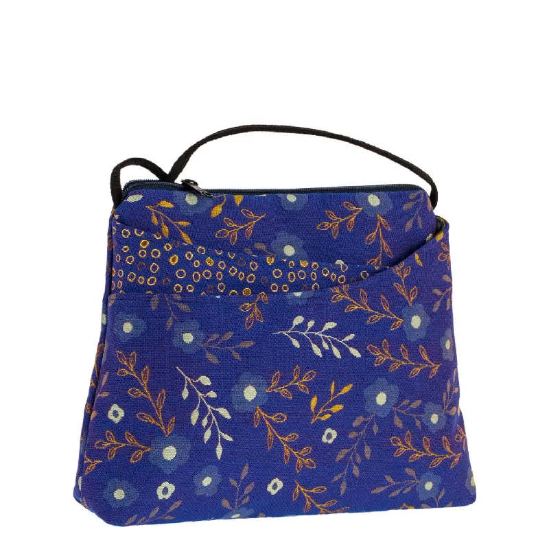 Leisure Bag for daily adventures-Sparrow in Flora Cobalt